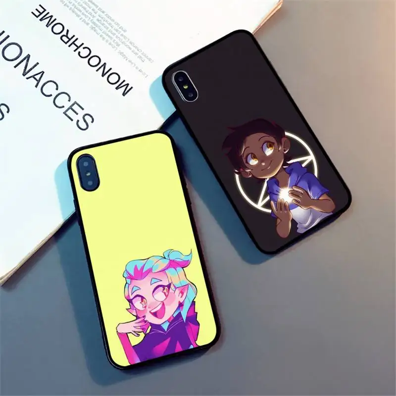 

The Owl House Phone Case For iPhone 13 12 11 8 7 Pro Max Plus X XS XR MINI Soft Silicone New Anime Cartoon Luz Amity Lilith Art