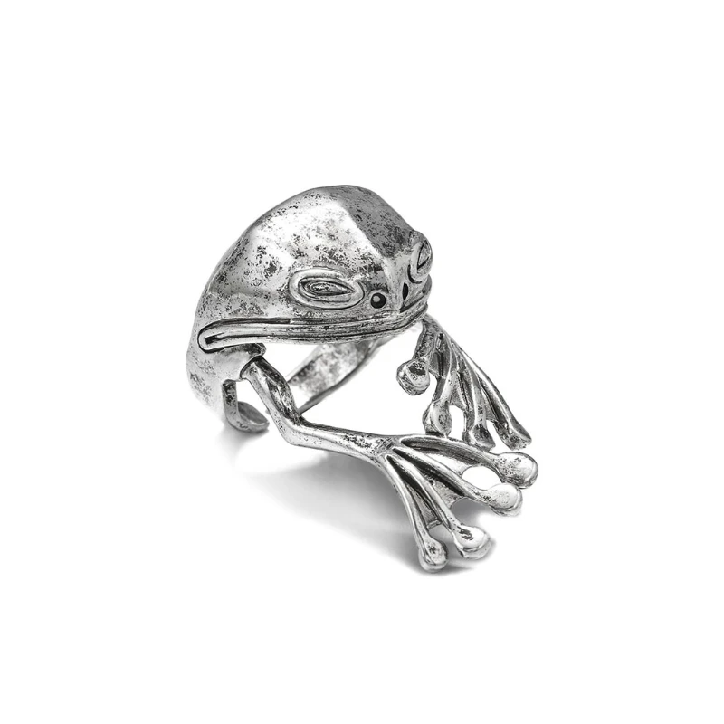 

Frog Ring Frog Open Rings for Women Cute Animal Open Ring Wedding Frog Adjustable Ring Birthday Party Girl Party Jewelry