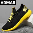 Кроссовки ADMAR Flying мужские, повседневная обувь, дышащие, на шнуровке, для тренажерного зала, бега, прогулок, теннисная обувь, большие размеры 47