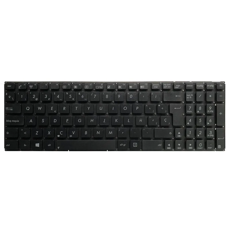 Испанская клавиатура для ASUS x551 X551M X551MA X551MAV F550 F550V X551C X551CA SP черная ноутбука |