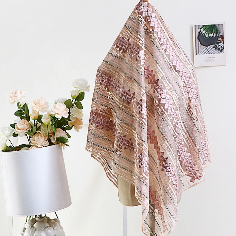 Сетчатая ткань с вышивкой мягкая кружевная для юбки платья аксессуары одежды |