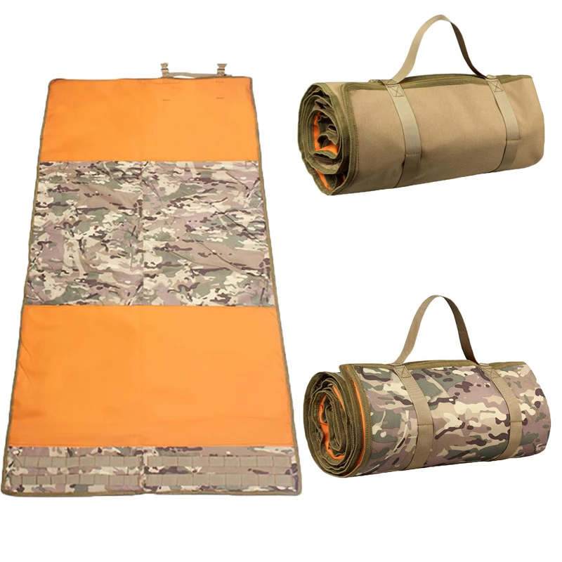 

1000D Тактический коврик для стрельбы AR15 M4 M16 легкий сверните вверх Camping Mat Pad Водонепроницаемый для пикника и кемпинга, Одеяло Охота Аксессуар