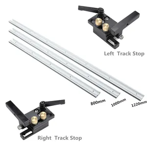 Т-образный паз NE 800 1000 1220 мм со шкалой, столешница, пила, деревообрабатывающий верстак, инструмент из алюминиевого сплава, приспособление для зажима, Т-образный паз