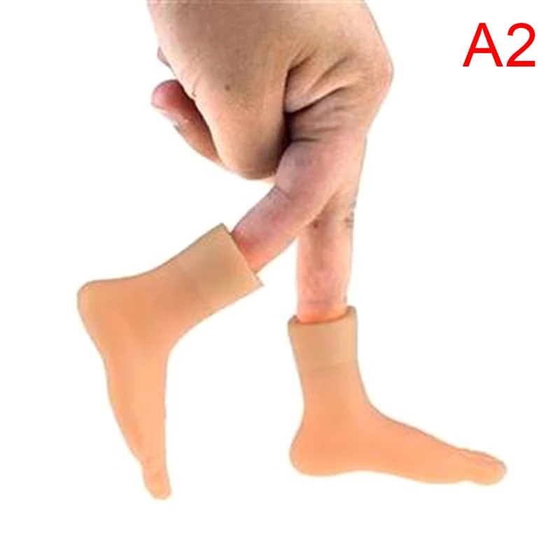 

2pcs Funny Five Fingers Open Palms Finger Toys Fluorescent Small Hand Model