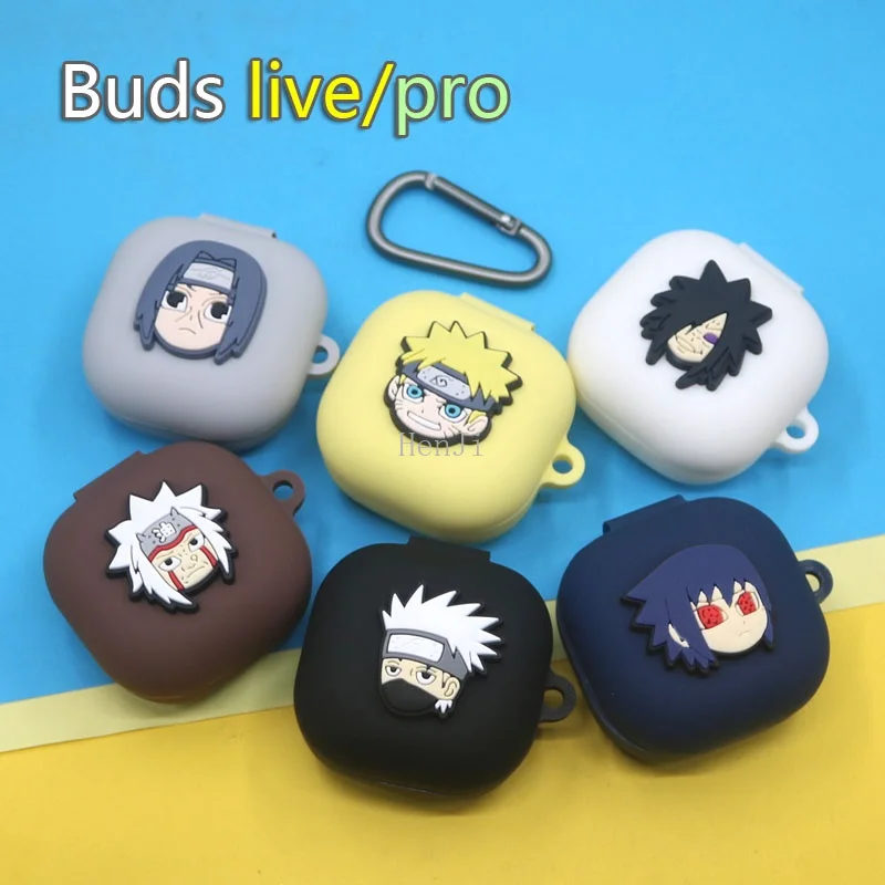

Милый чехол для наушников с аниме для Samsung Galaxy Buds Live, силиконовый чехол для наушников Buds Pro Buds 2