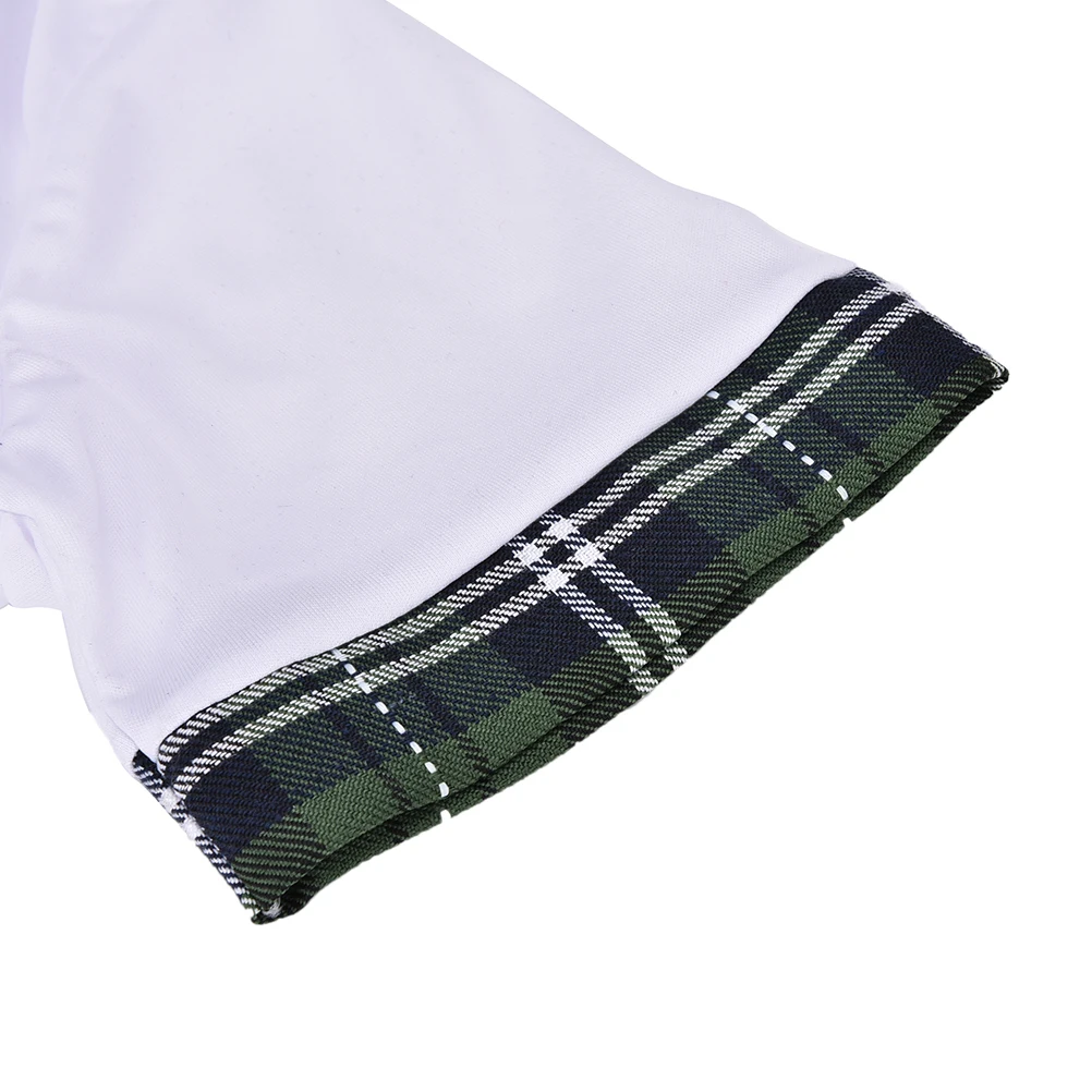 

1Set Sexy Students School Girl Uniform Role Play Costumes Adults Halloween Clothes Women Girl Plaid Cosplay Clothing