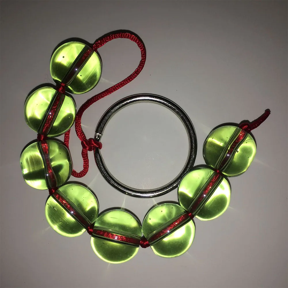 Стеклянные анальные шарики Вагинальный массажер простаты Анальная пробка с