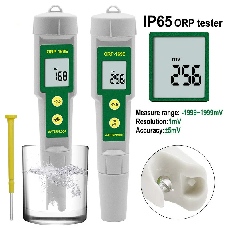 

Professional ORP-169E ORP-169F Waterproof ORP Meter High Quality ORP meter Water Quality tester Test Tool ORP tester 40% off