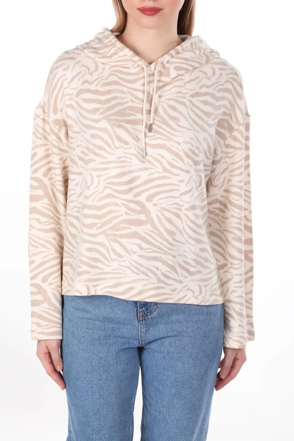 

Markapia Leopar Desenli Kadn Sweatshirt