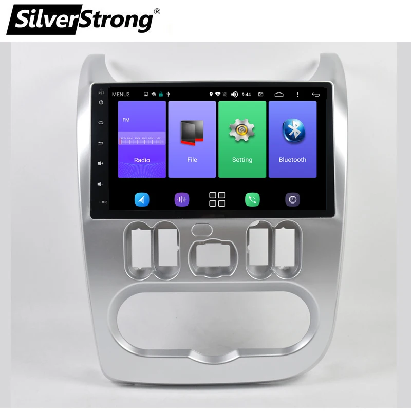 SilverStrong 4G модем Android9.0 9 дюймов Радио Android автомобильный gps для Renault Logan I Sandero Lada Lergus Dacia Duster
