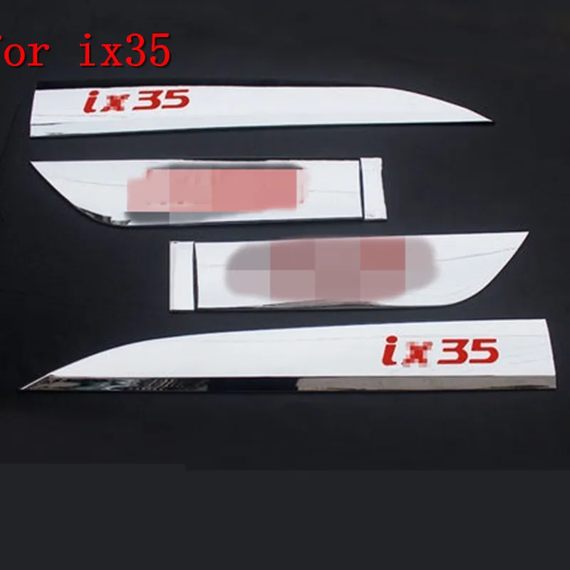 ABS хромированный корпус боковая молдинги Боковая дверь украшение для Hyundai ix35 2009