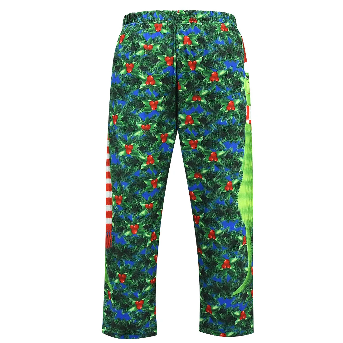 Комплект одежды для мальчиков рубашка и брюки с принтом Санта Клауса зеленый