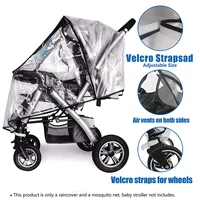 baby stroller waterproof rain cover windproof transparent raincoat for baby cart zipper for baby carriages stroller accessory