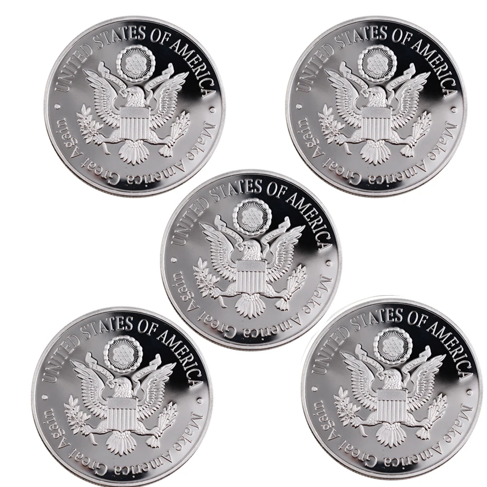 Декоративная металлическая монета с Иисусом Посеребренная 999 9 пробы праздничные