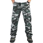 Брюки-карго мужские камуфляжные, боевые тактические штаны в стиле милитари, 8 карманов, штаны для отдыха на открытом воздухе, походов, рыбалки, кемпинга, скалолазания