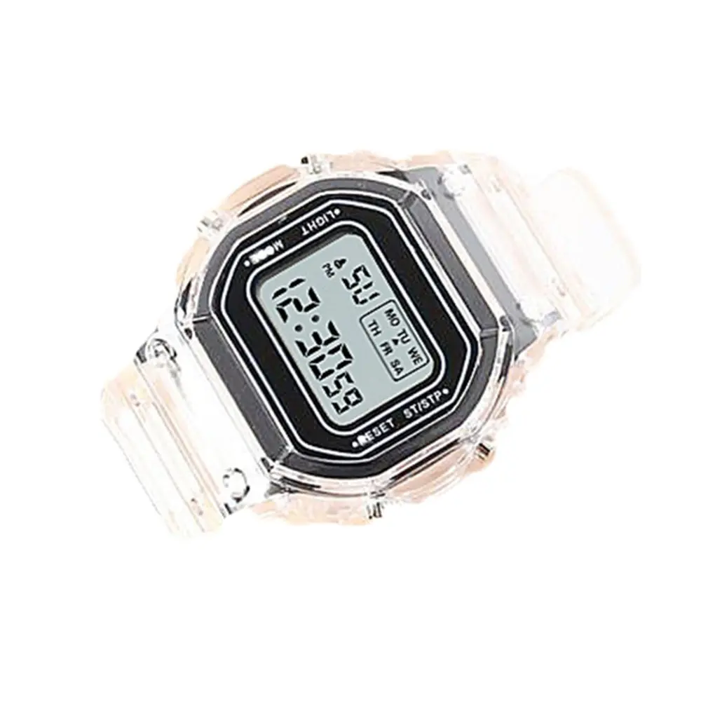

Unicorn Sports Electronic Watch Waterproof Matcha Green Male and Female Square Student Led Watch