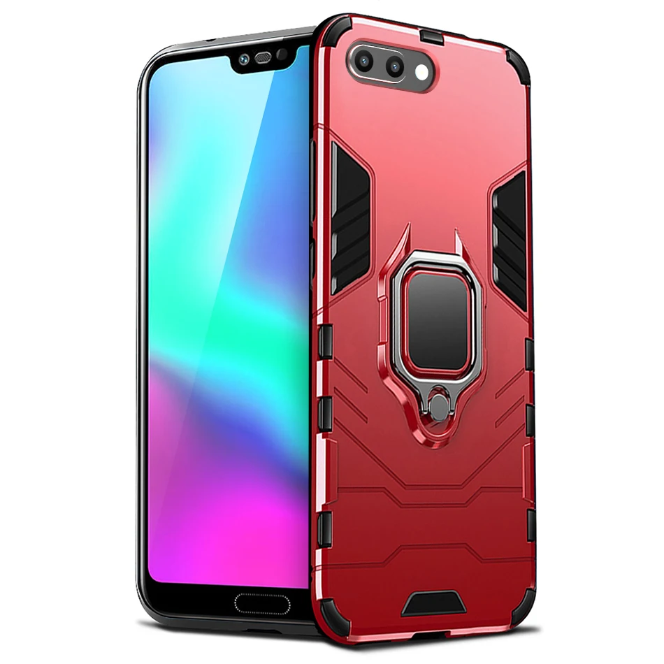Чехол для huawei Honor 10, чехол Honor10, броня, противоударный бампер, защита от отпечатков пальцев, защитный чехол для Honor 10, задняя крышка