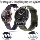 Ремешок нейлоновый для Samsung Galaxy Watch 46 мм Gear S3 3 45 мм, спортивный сменный Браслет для часов, аксессуары для быстрой установки, 22 мм