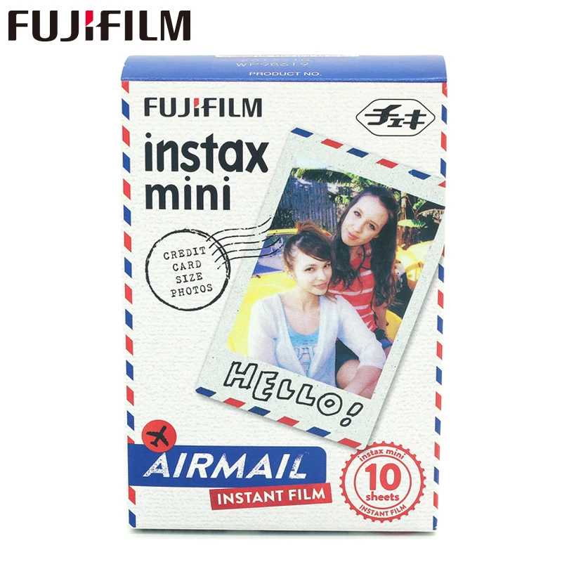 Airmail Fujifilm 10 листов фильм монохромный Радуга макарун Микки Алиса для Fuji Instax Mini 7 8 9 50s 7s 90 25 поделиться SP-1 мгновенный - Цвет: Airmail