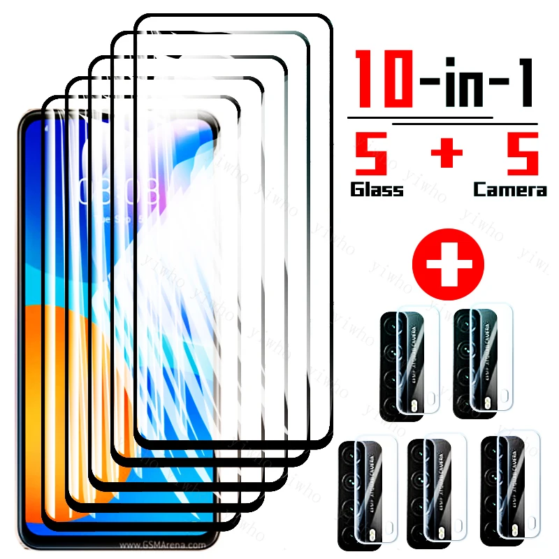 Закаленное стекло для Huawei P Smart 2021 защита экрана камеры P40 Lite 5G P40lite E P30 Y5P Y6P Y7P Y8P |