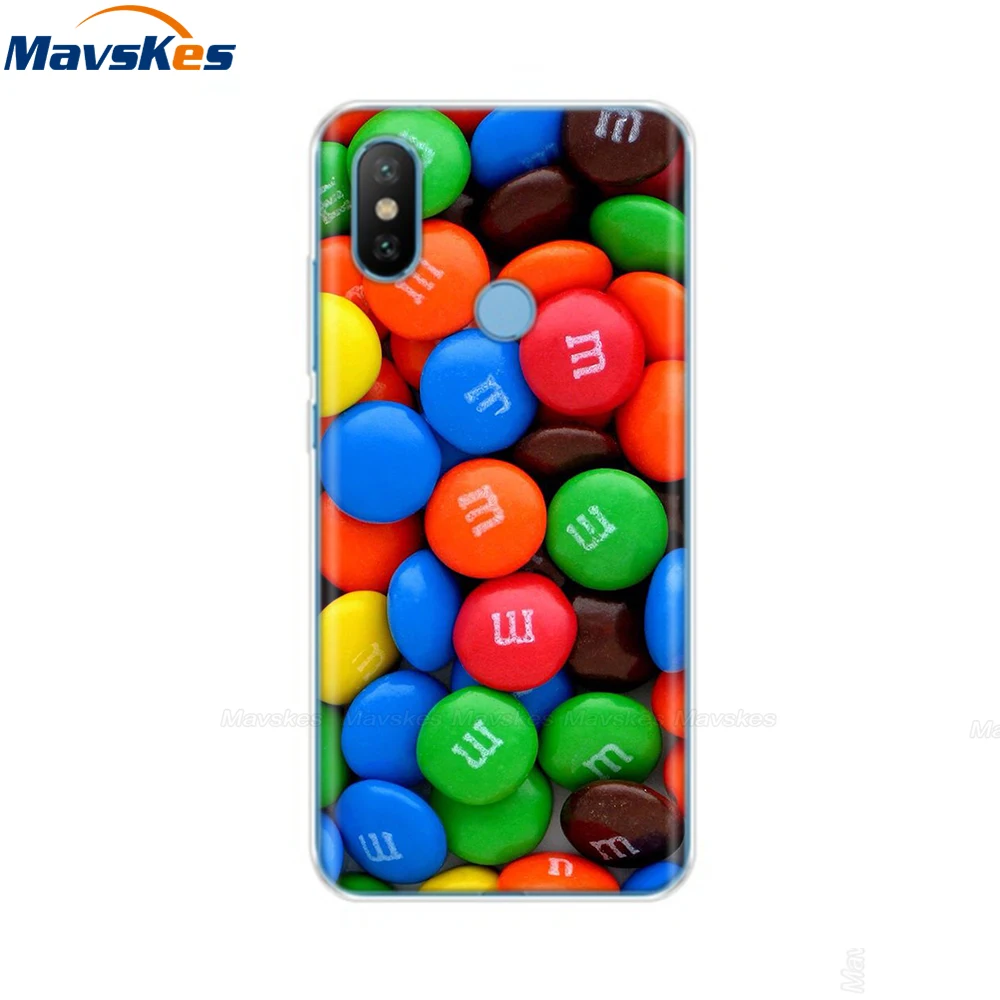 Силиконовый чехол для телефона для Xiaomi mi A2 Lite, чехол с рисунком, мягкая задняя крышка из ТПУ, чехол для телефона для Xiomi mi A2 mi A2 LITE, бампер - Цвет: 4