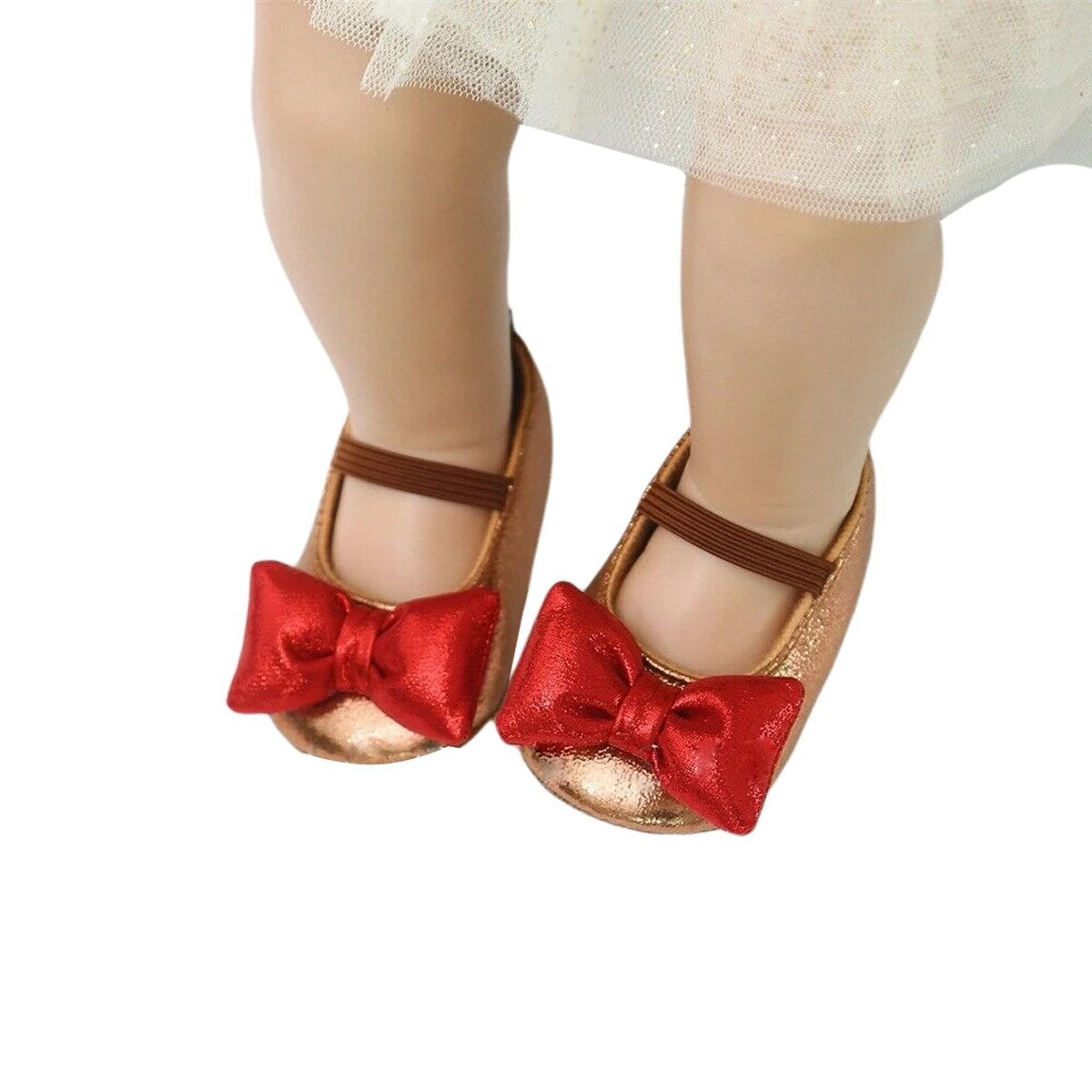 

Baby Newborn Girls PU Anti-Slip Patchwork Shoes Princess Mary Jane Solid Flower Headwear Infant Toddler First Walker Shoes 0-12M