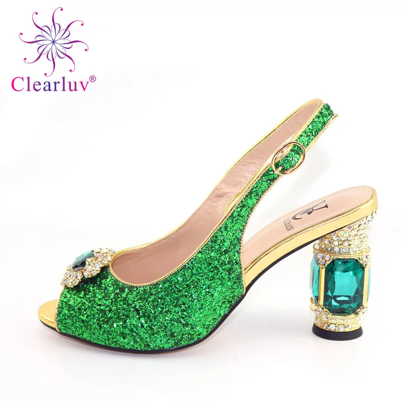 Женские босоножки на высоком каблуке с открытым носком без застежки вечерние