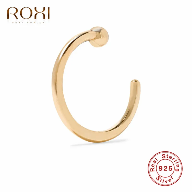 Женские серьги гвоздики в горошек ROXI минималистичные хрящевая спираль Ювелирное