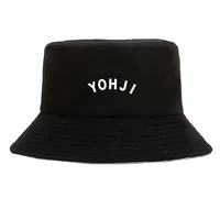 new bucket hat hot classic 3y johji yamamoto flat top breathable bucket hats unisex summer printing fishermans hat tops n022