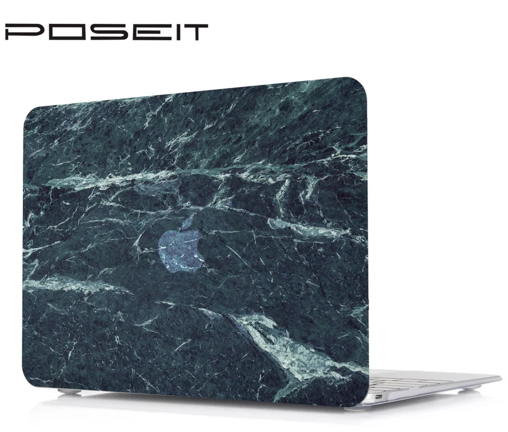 2020 новый жесткий чехол с мраморным узором + Чехол клавиатура для 11 12 13 15 &quotApple Macbook
