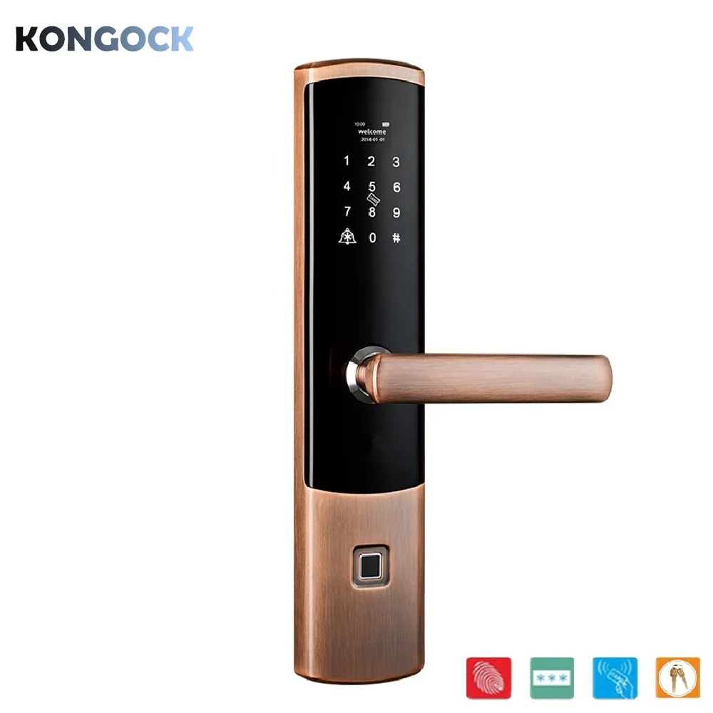 

Дверной замок без ключа с идентификацией по отпечатку пальца, цифровой RFID-пароль, USB-источник питания для дома и гостиницы, квартиры