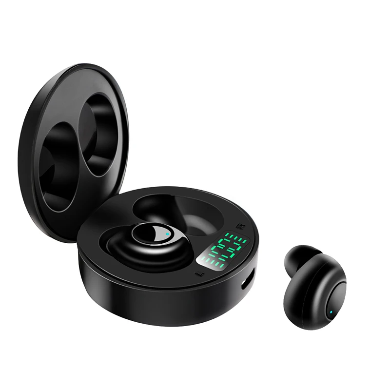 J1 наушники вкладыши TWS Bluetooth V5.0 Беспроводной светодиодный Мощность Дисплей мини