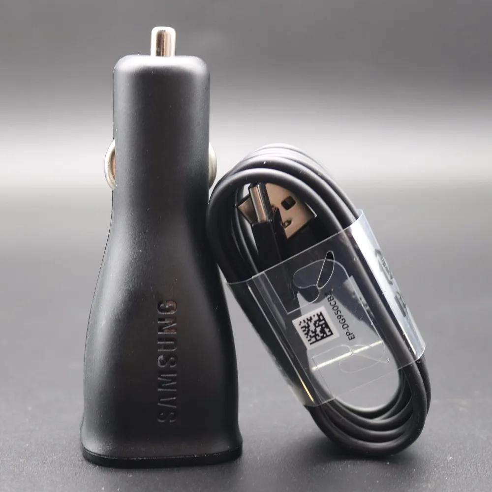 Оригинальное быстрое автомобильное зарядное устройство Samsung usb-адаптер для