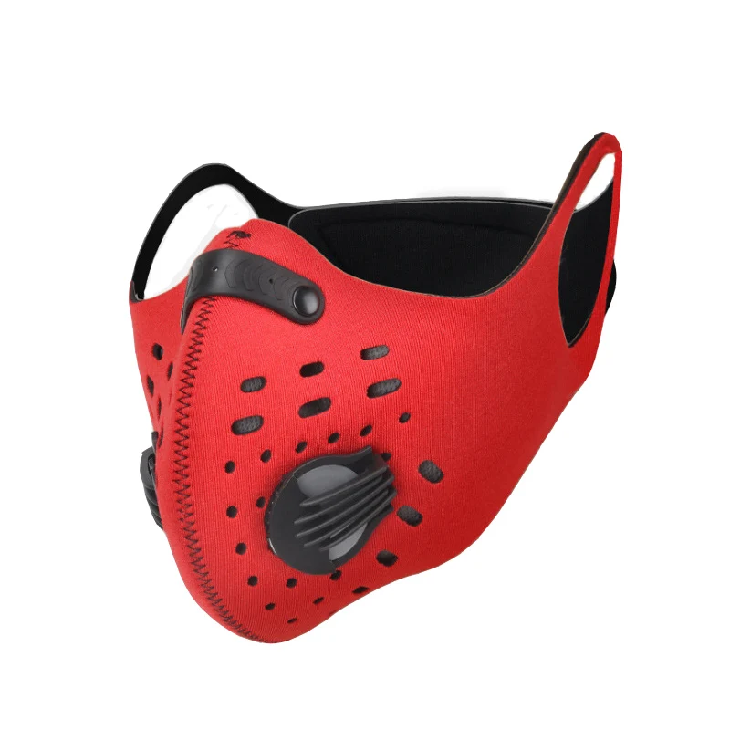 Маска для лица с заушными петлями езды на велосипеде и занятий спортом открытом