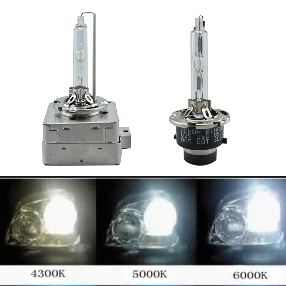2 шт./лот D1S D2S D3S D4S HID лампа ксеноновая фара Лампа D2R D4R 4300K 5000k 6000K | Автомобили и