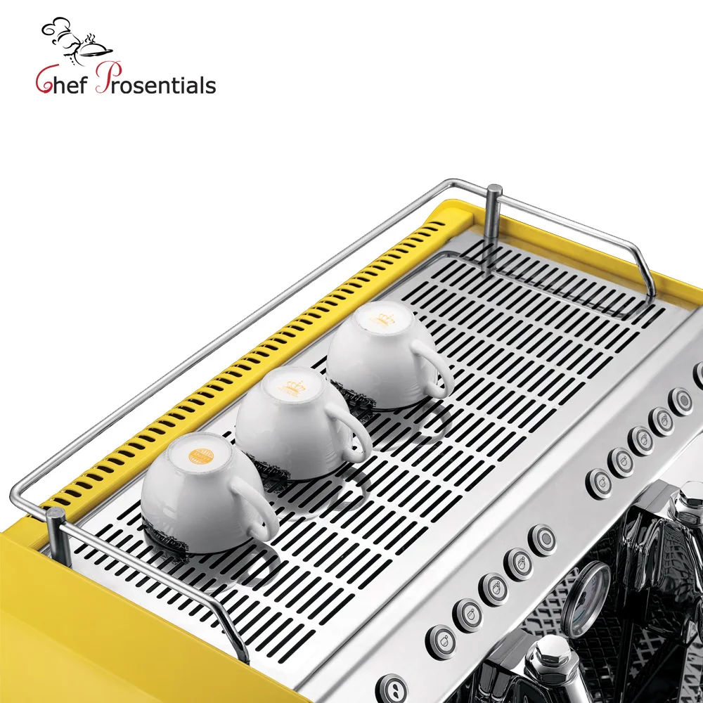 

Free Ship Espresso-Maker 2 Group Espresso Machine with Milk Frother for Cafe Shop