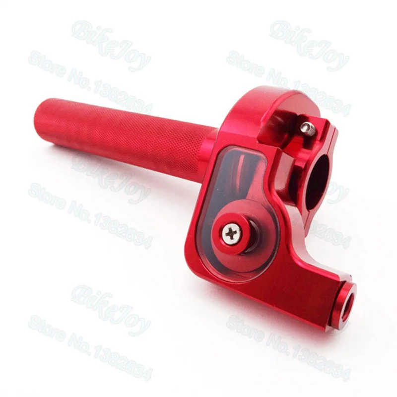 Новый красный CNC дроссельная заслонка в сборе для кроссового велосипеда питбайка