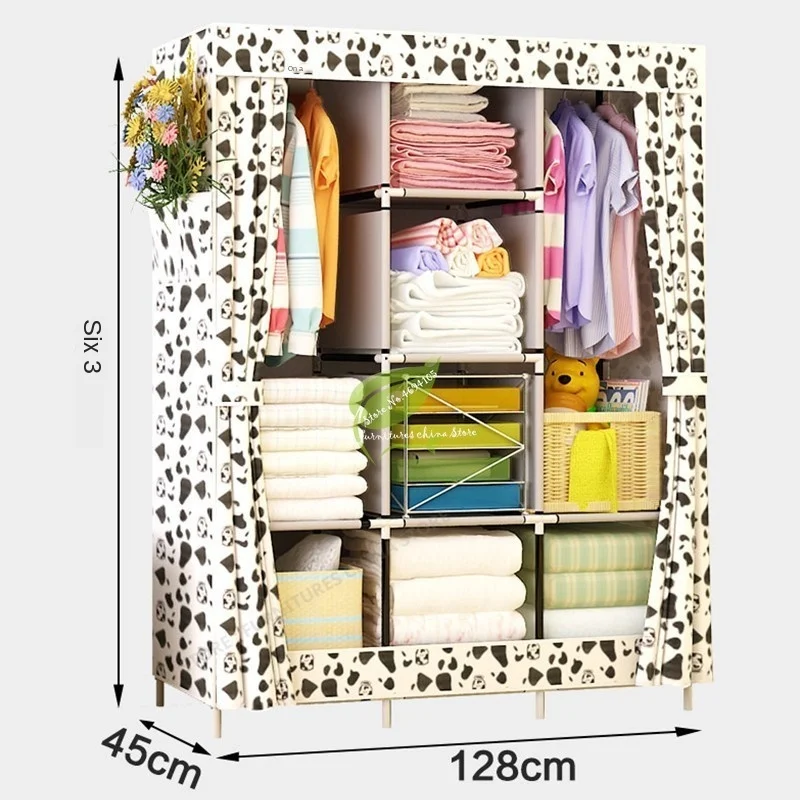 Крепкий подшипник для хранения домашнего шкафа/Тканевый шкаф детей/нетканый на