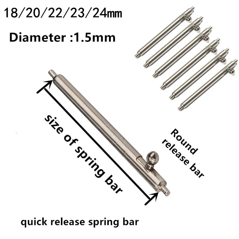 

Набор инструментов для ремонта часов из нержавеющей стали, 20 шт./компл., 1,5 мм, 18/20/22/23/24 мм