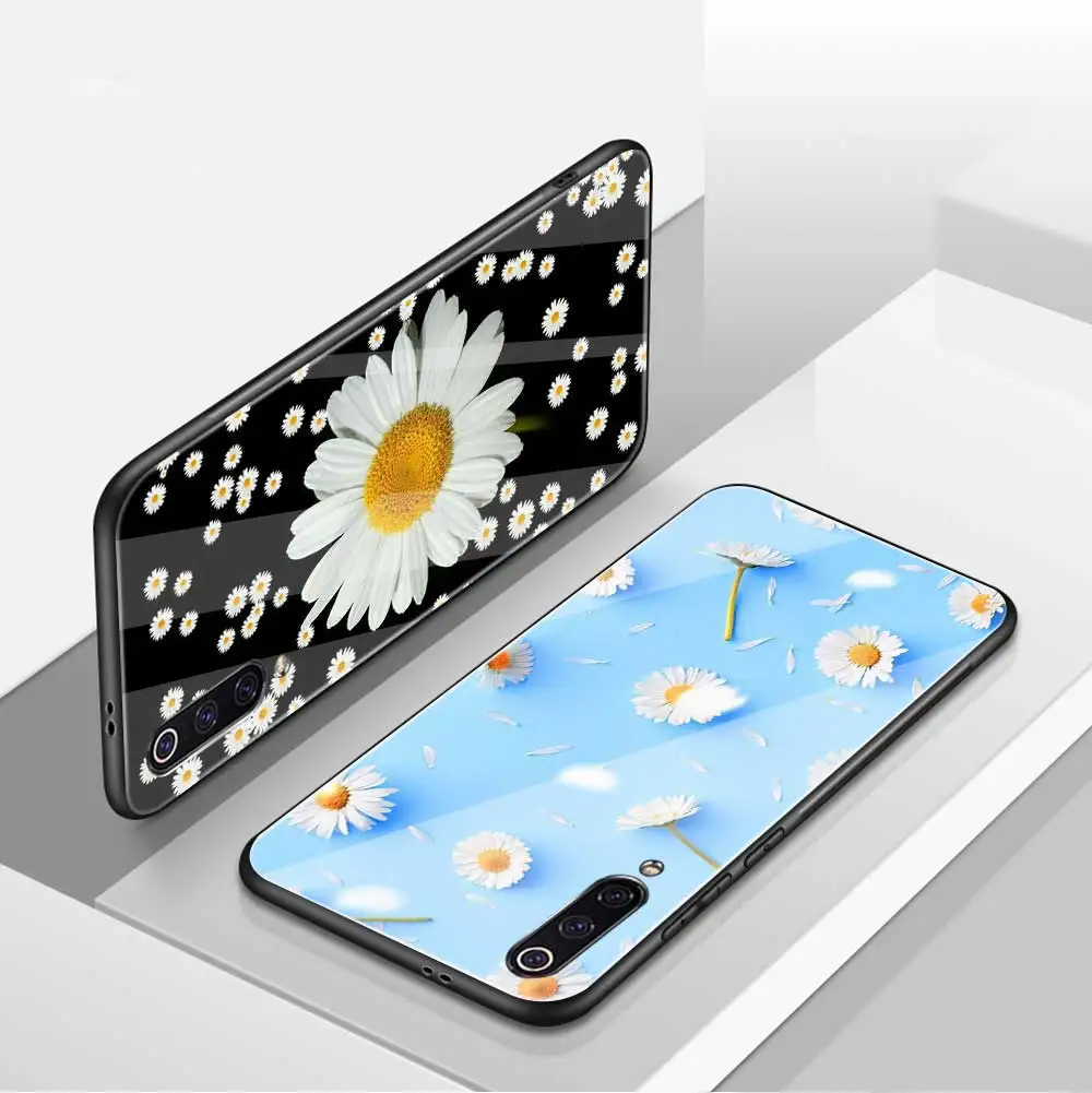 

Daisy Flower Case For Xiaomi Redmi Note 10 8 9 7 Pro 9 8T K40 Mi Note 11 10 9 8 T Pro SE Lite Poco X3 F3 M3 Tempered Glass Funda