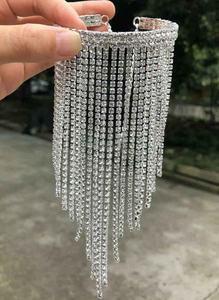 Стразы Кристалл браслет стразы рука AB Красочные ювелирные изделия для тела