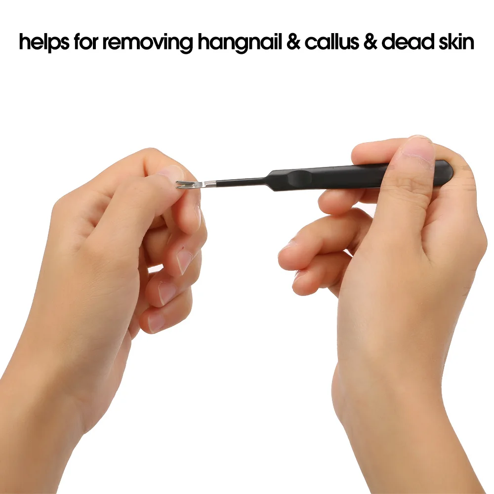 1 шт. Профессиональный из нержавеющей стали для кутикулы толкатель инструмент