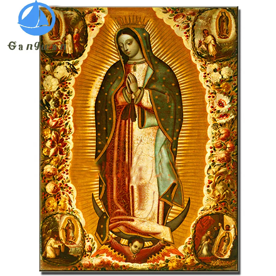 

Guadalupe pattern Full Diamond Embroidery Catholicism religious icon Diamond Painting sale mosaic Living Room decor Cross stitch