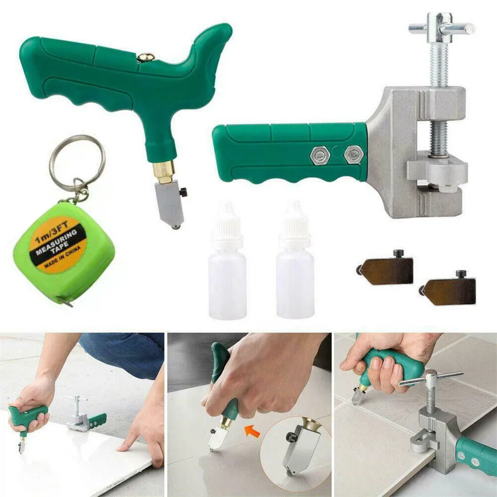 

DTBD Hand Held Manual Scribing Delimitation Glass Tile Opener New Multi-Function Durable Roller Cutter Large Wheel Tools