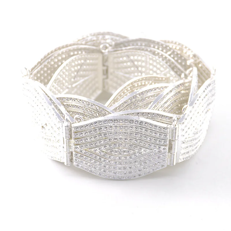 silver white Полностью Алмазная Европейская мода Женская Талия цепь свадебное платье украшение Талия цепь Элегантная Модная бижутерия для пирсинга пояс - Цвет: silver white