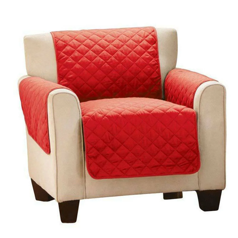 

1/2/3 Seater Sofa Covers Furniture Protector Couch Pet Kids Stains Red