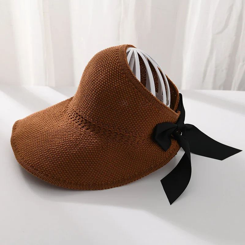 

Summer Female Sun Hats Big Brim Classic Bowknot Foldable Fashion Straw Hat Casual Outdoor Beach Cap For Women UV Protected Hat