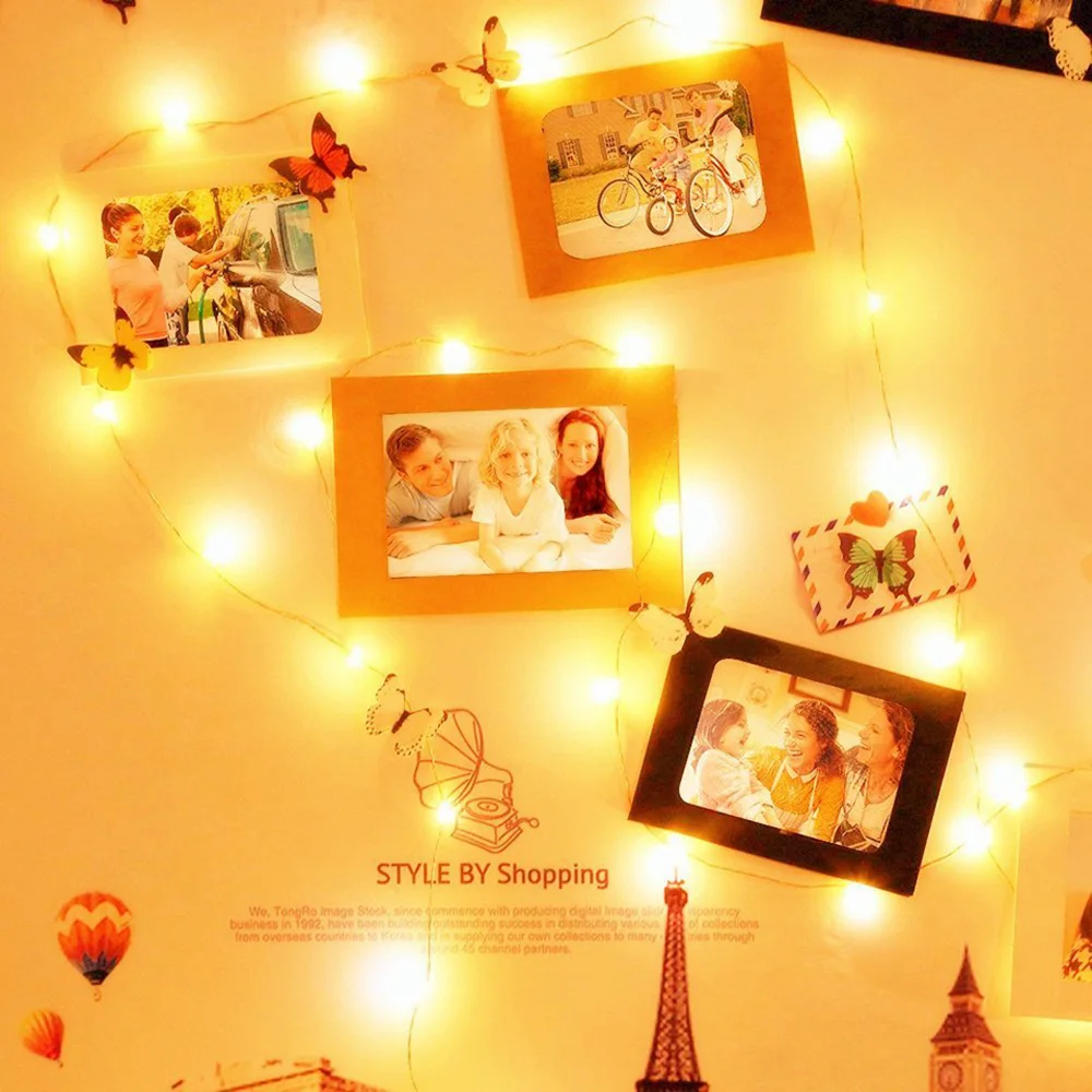 

Outdoor portable LED string light 10mled string light powered by 3 AA batteries suitable for home wedding room decoration