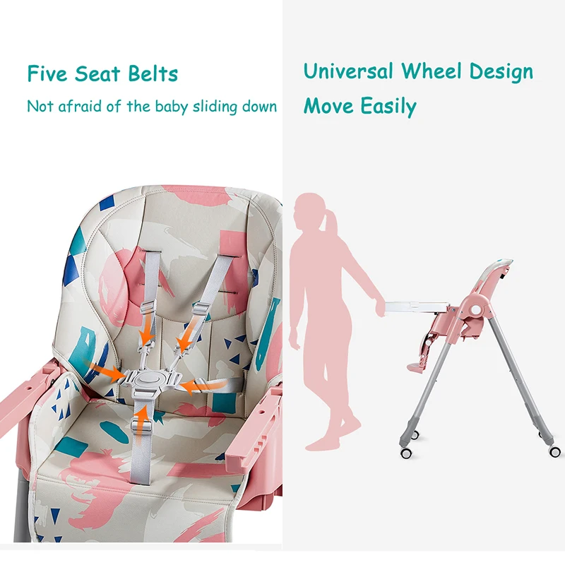 Регулируемое детское кресло babyinside портативное многофункциональное с ремнем