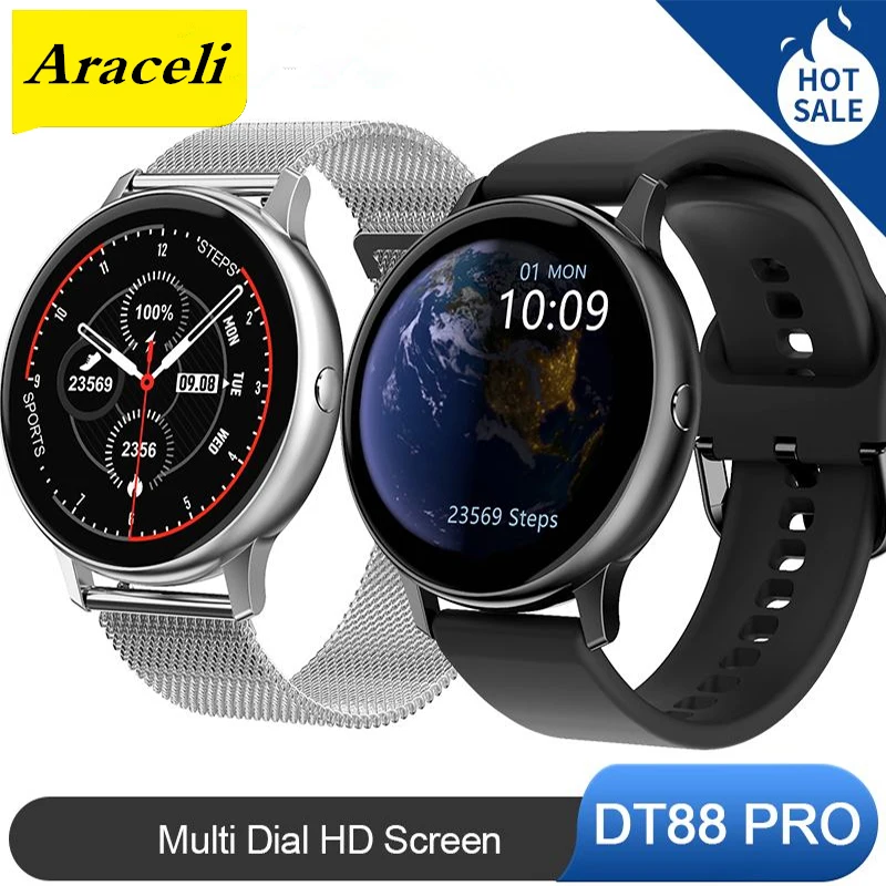 Смарт-часы Alaceli DT88 Pro с сенсорным экраном и Пульсометром | Электроника